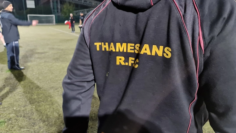 Ts on the training pitch