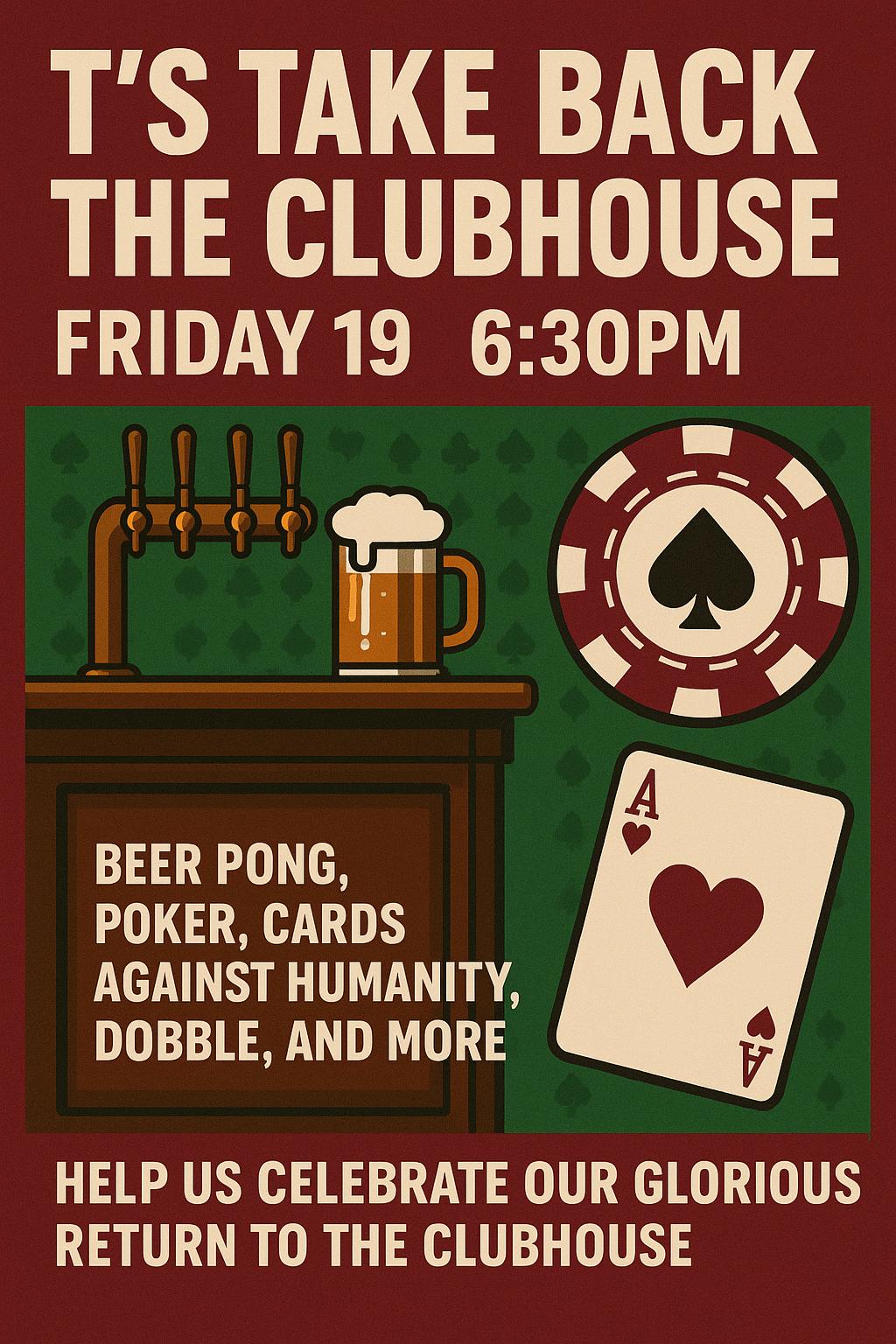 T's Take Back The Clubhouse